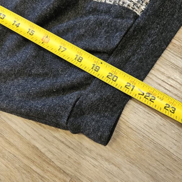 Vtg Graff Geometric Sweater Womens M Gray Beige Boho Hippie Retro Grandmacore - Picture 8 of 9